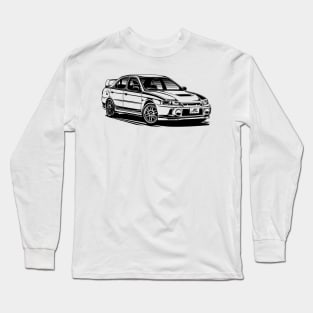 EUROBEAT INTENSIFIES - Lancer Evolution IV CN9A full-body version Long Sleeve T-Shirt